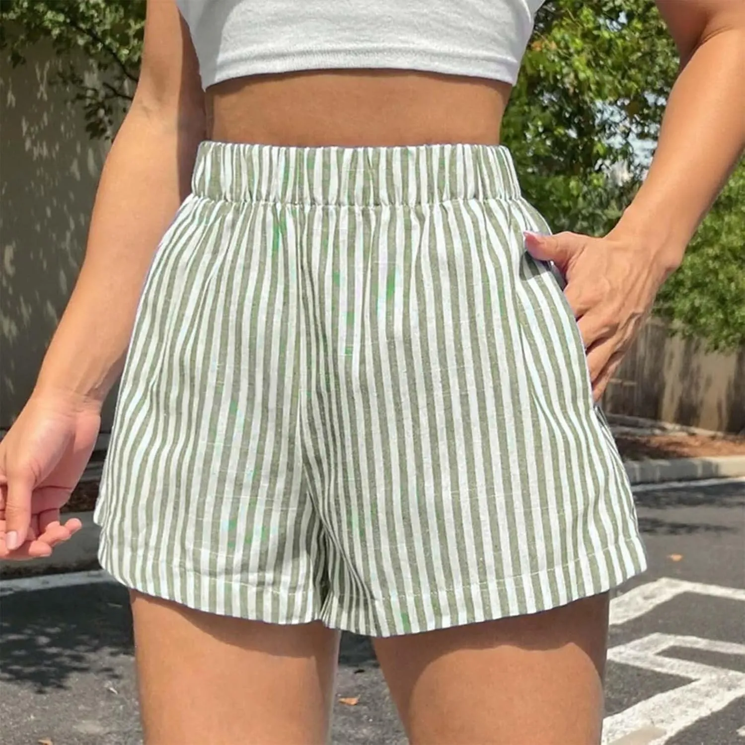 Women's Y2k Lounge Shorts Elastic Waist Comfy Cute Plaid Gingham Pajama Bottoms Checkered Sleep Boxer Pj Lounge Short