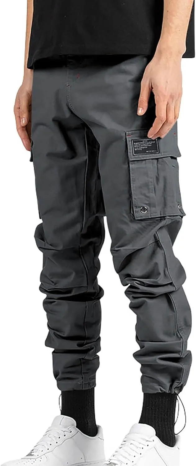 Work Cargo Pants for Men Casual Lightweight Work Construction Hiking Tactical Trousers Sweatpants