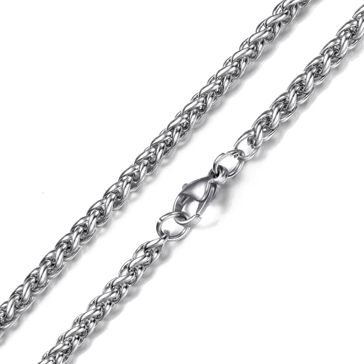 Yin Yang Necklace for Men Tai Chi Pendant with 24 Inch Stainless Steel Chain for Men