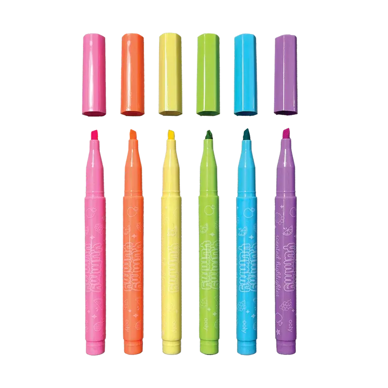 Yummy Yummy Scented Pastel Highlighters - 6 pk