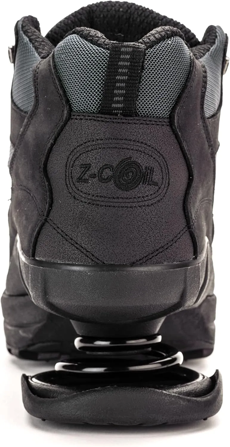 Z-CoiL Men's Outback Pain-Relief Footwear, Black, Open Coil