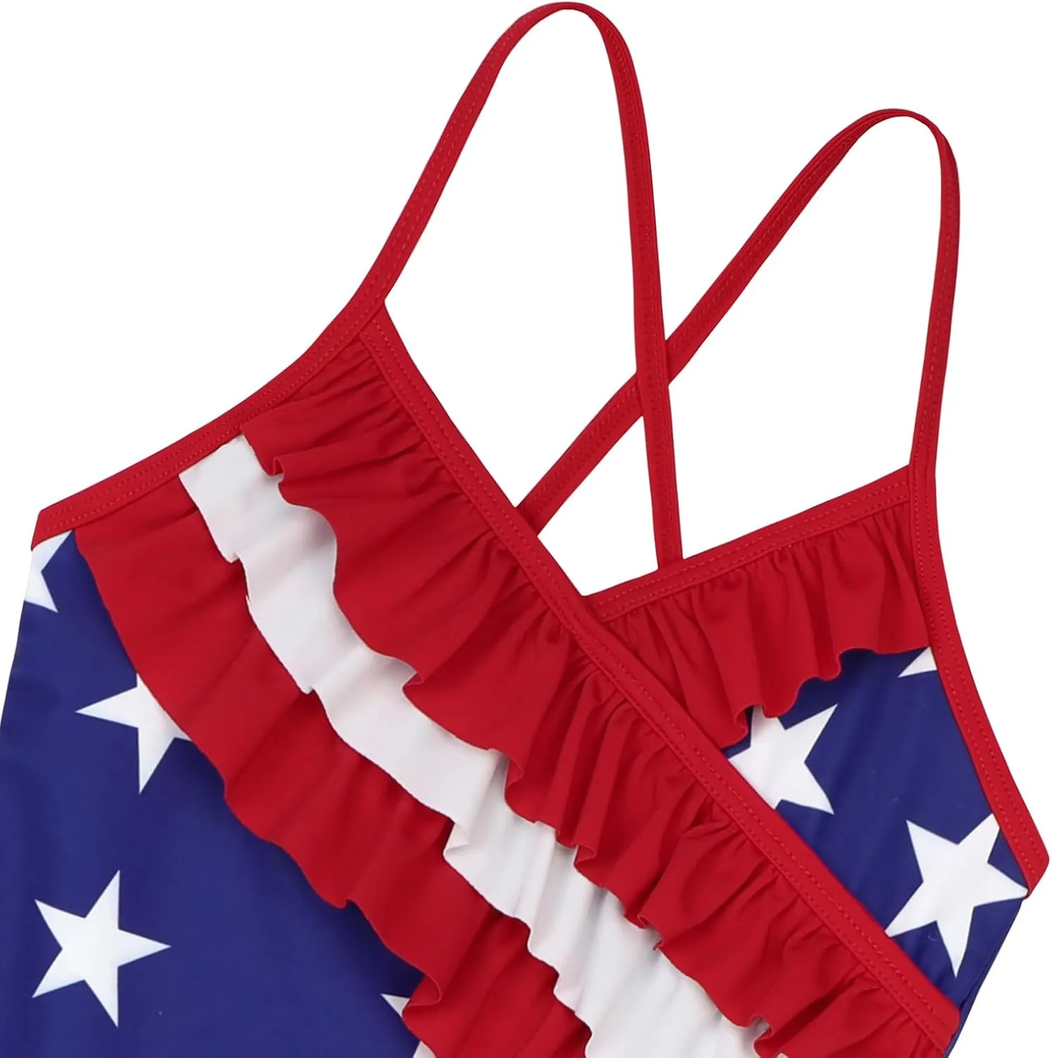 Zando Toddler Swimsuit One Piece Swimsuit Girls Sleeveless Cute Swimwear Quick Dry Bathing Suits Summer Beach Wear 2-10 Years